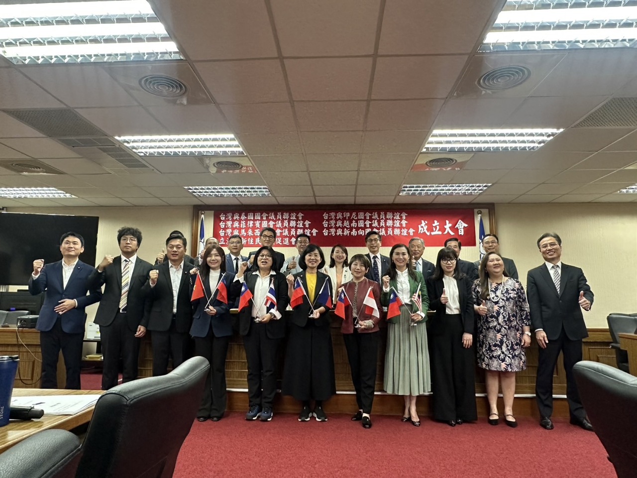 7大新南向國會議員聯誼會成立 綠委拚新南向國會外交