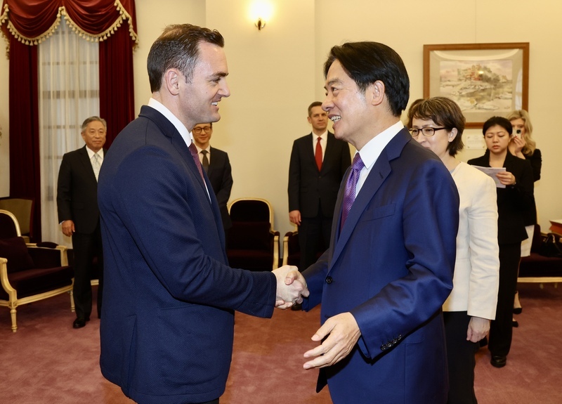 接見美跨黨派議員 賴清德：4原則處理兩岸關係 並強化國防國安