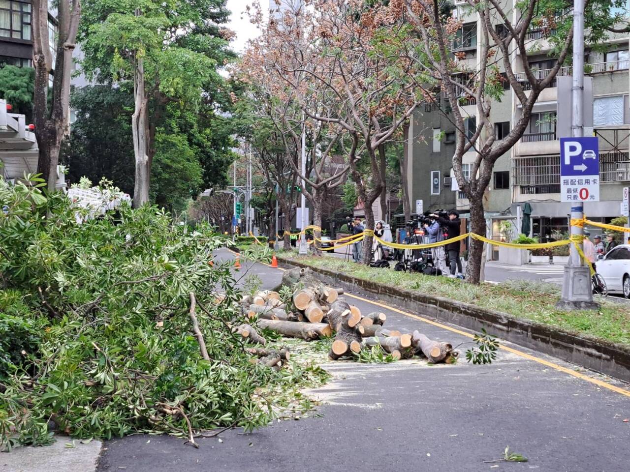 北市慶城街工地施工坍塌  估2/25道路恢復通行