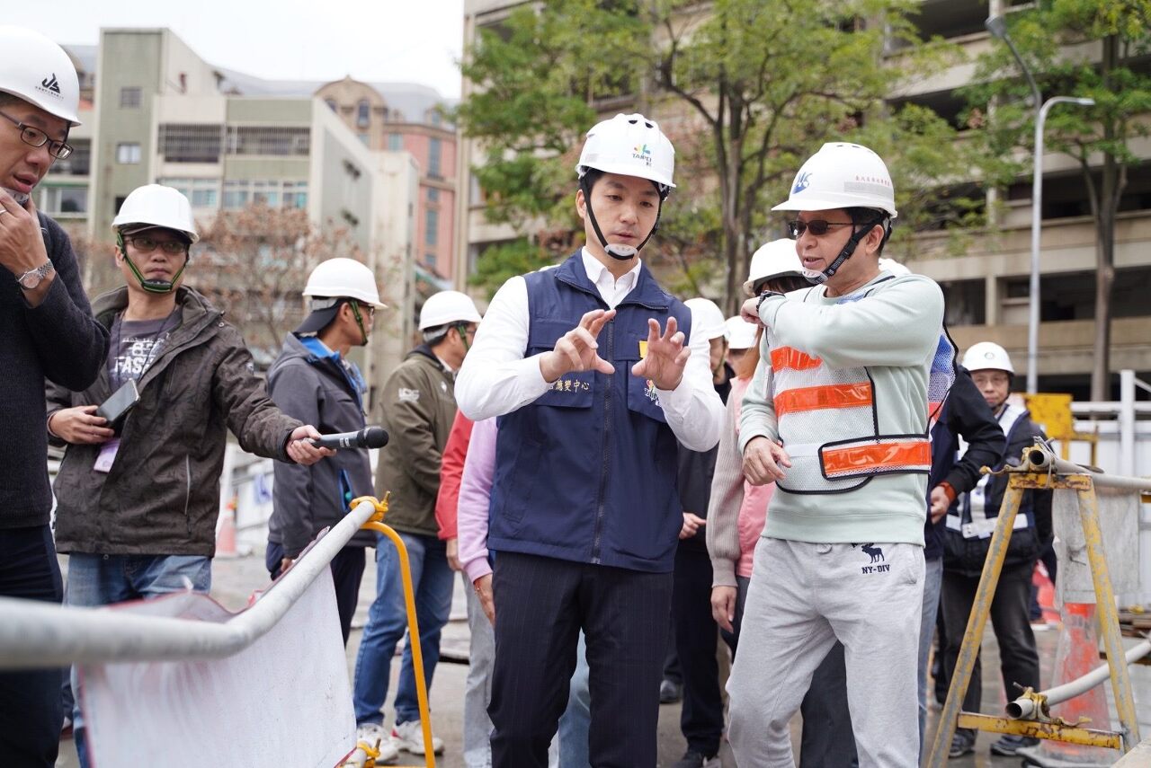 北市慶城街新建工地地層下陷 蔣萬安：東側以外的監測數據正常