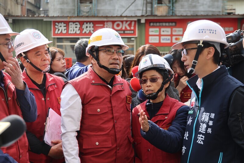 三重民宅傾斜  侯友宜：確認安全才會讓住戶返家