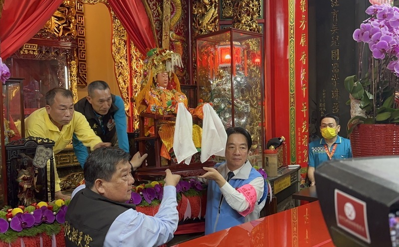 白沙屯拱天宮進香倒數 賴副總統迎媽祖出神龕