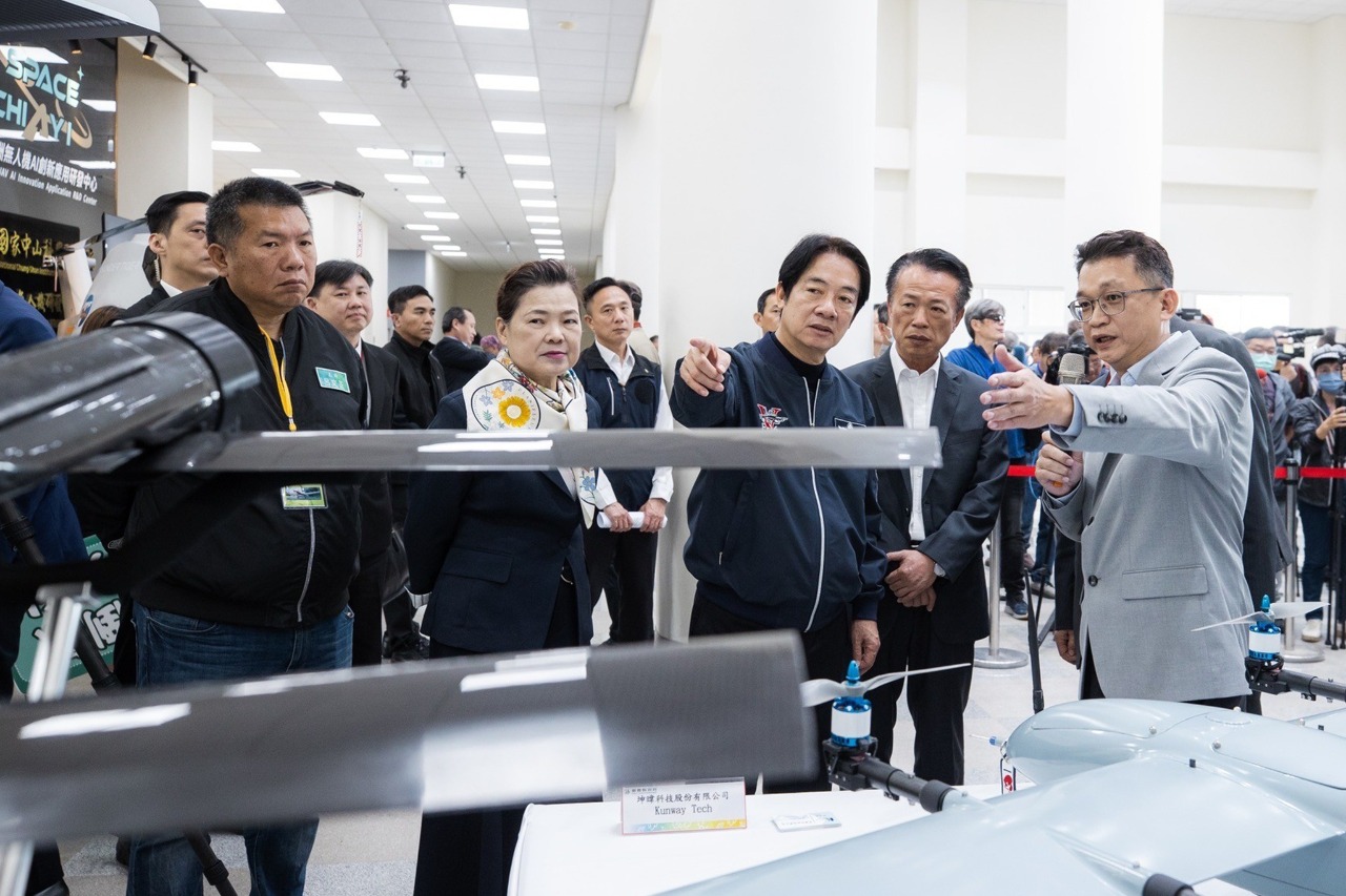 賴清德：台灣具天時地利人和 可成無人機民主供應鏈亞洲中心