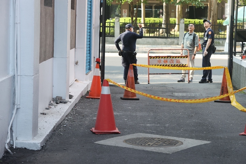 花蓮強震 韓國瑜：立院牆面剝落全盤掌握、聯絡土木技師檢測