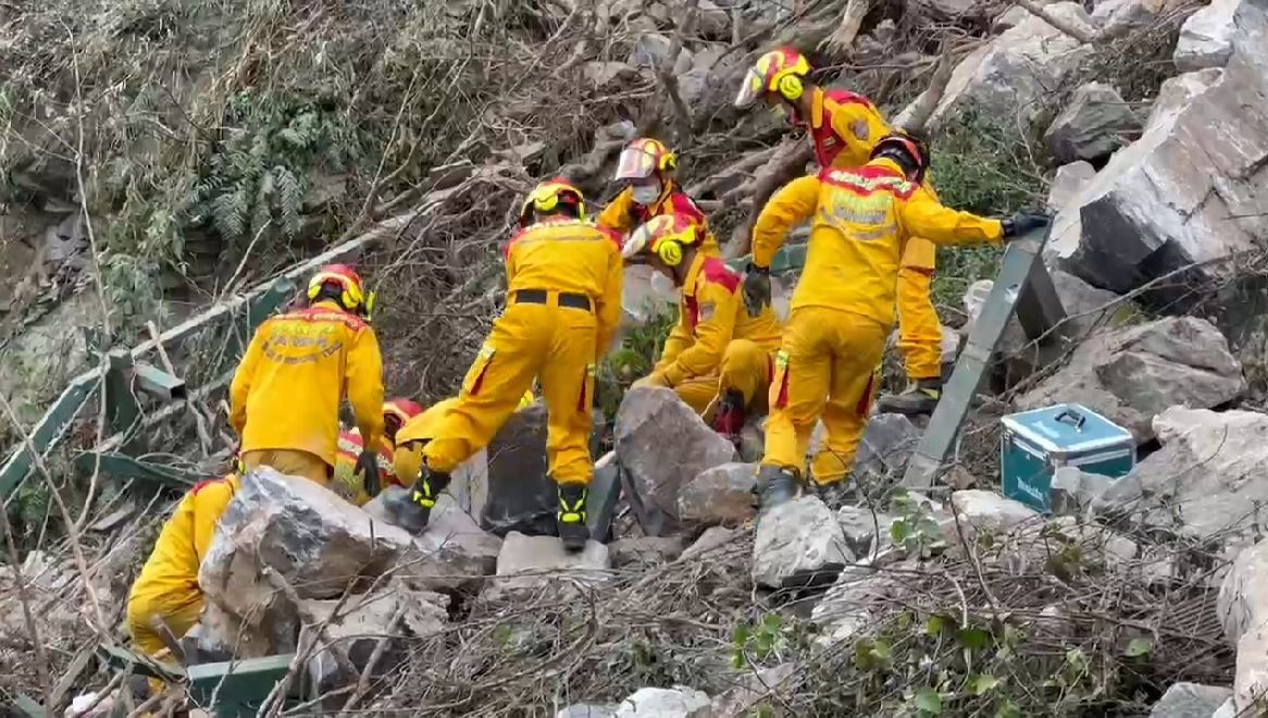 花蓮強震／砂卡礑再尋獲1遺體  家屬指認為游家5口的媽媽