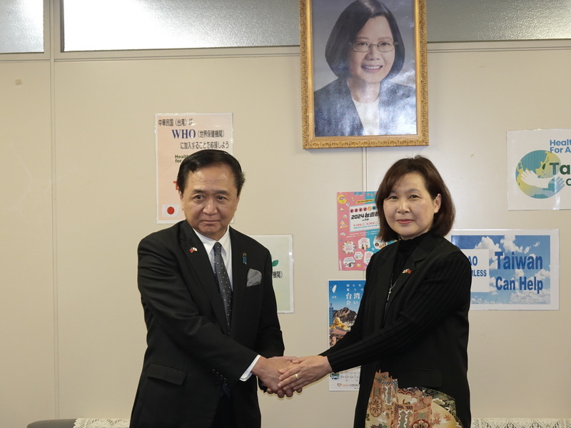 日神奈川知事拜訪駐日橫濱分處 &nbsp;慰問花蓮震災
