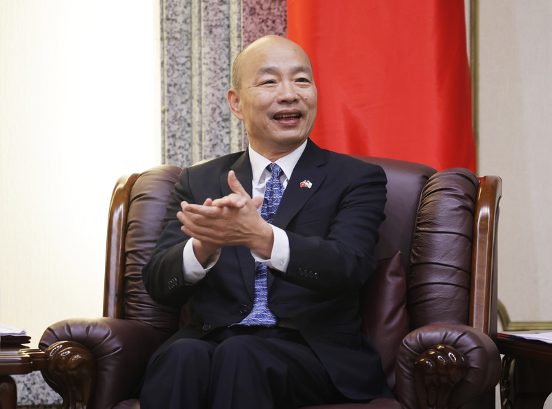 韓國瑜將出席520就職典禮  授與賴清德國璽印章