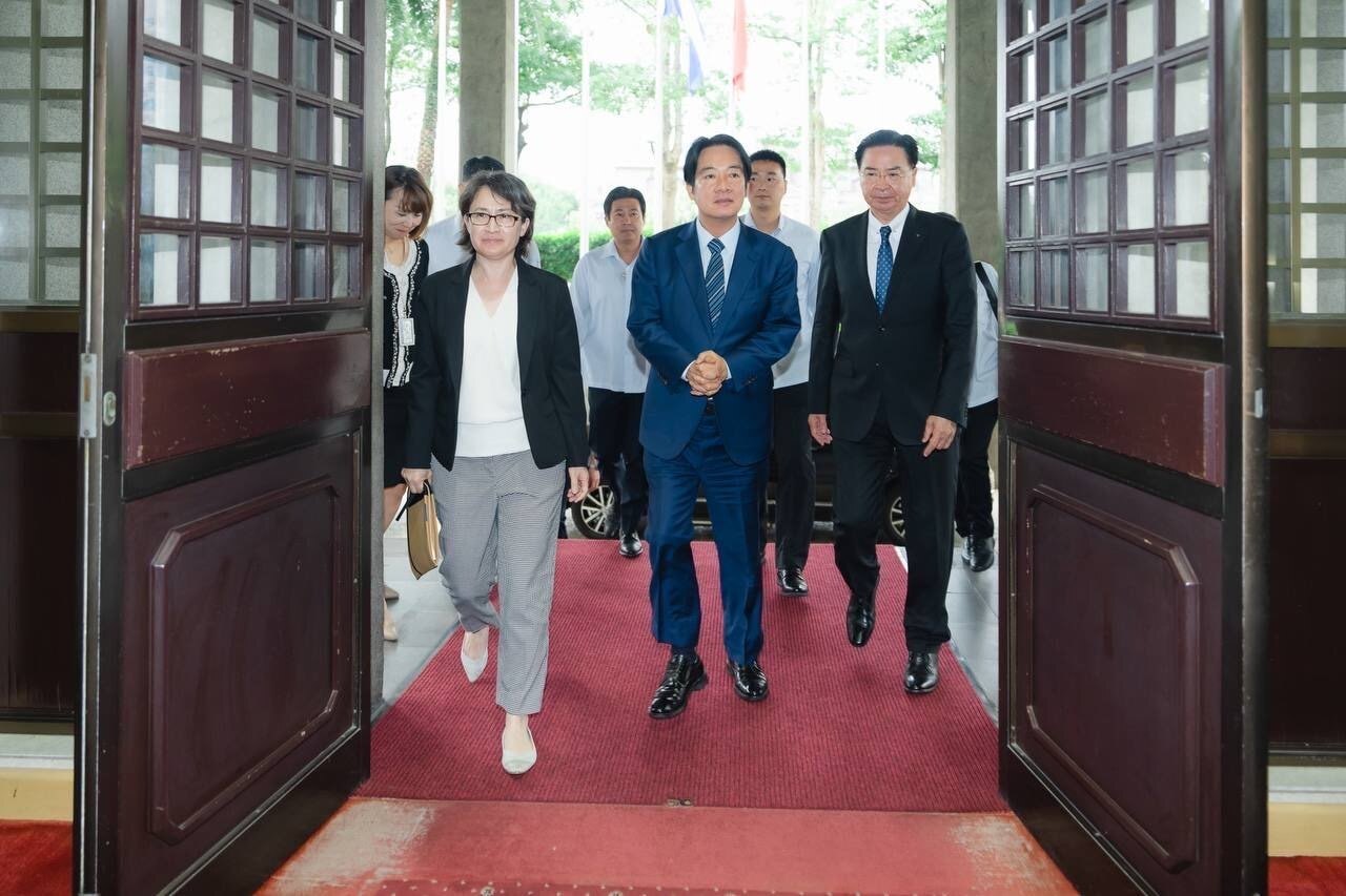 與蕭美琴赴外交部 賴清德：台灣要續展現護國決心