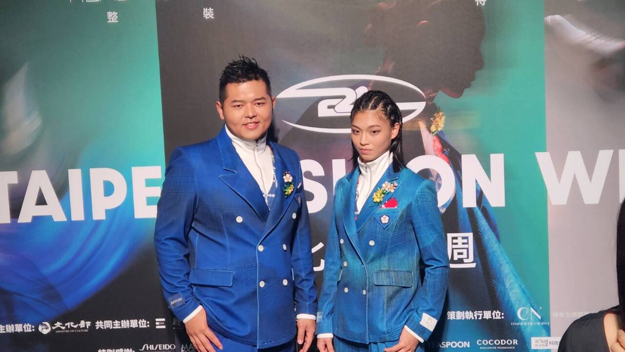 設計師周裕穎操刀  巴黎奧運台灣代表團進場服首曝光