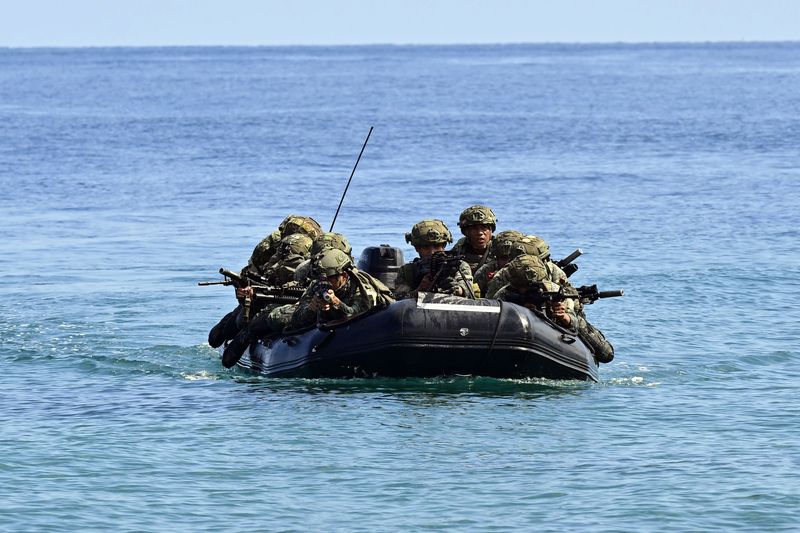 肩並肩軍演前 美菲陸戰隊聯合進行兩棲奪島演習