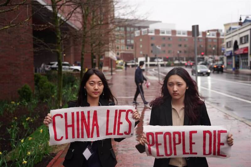 抗議中國大使謝鋒  吳亭樺為保護台灣民主毅然轉系