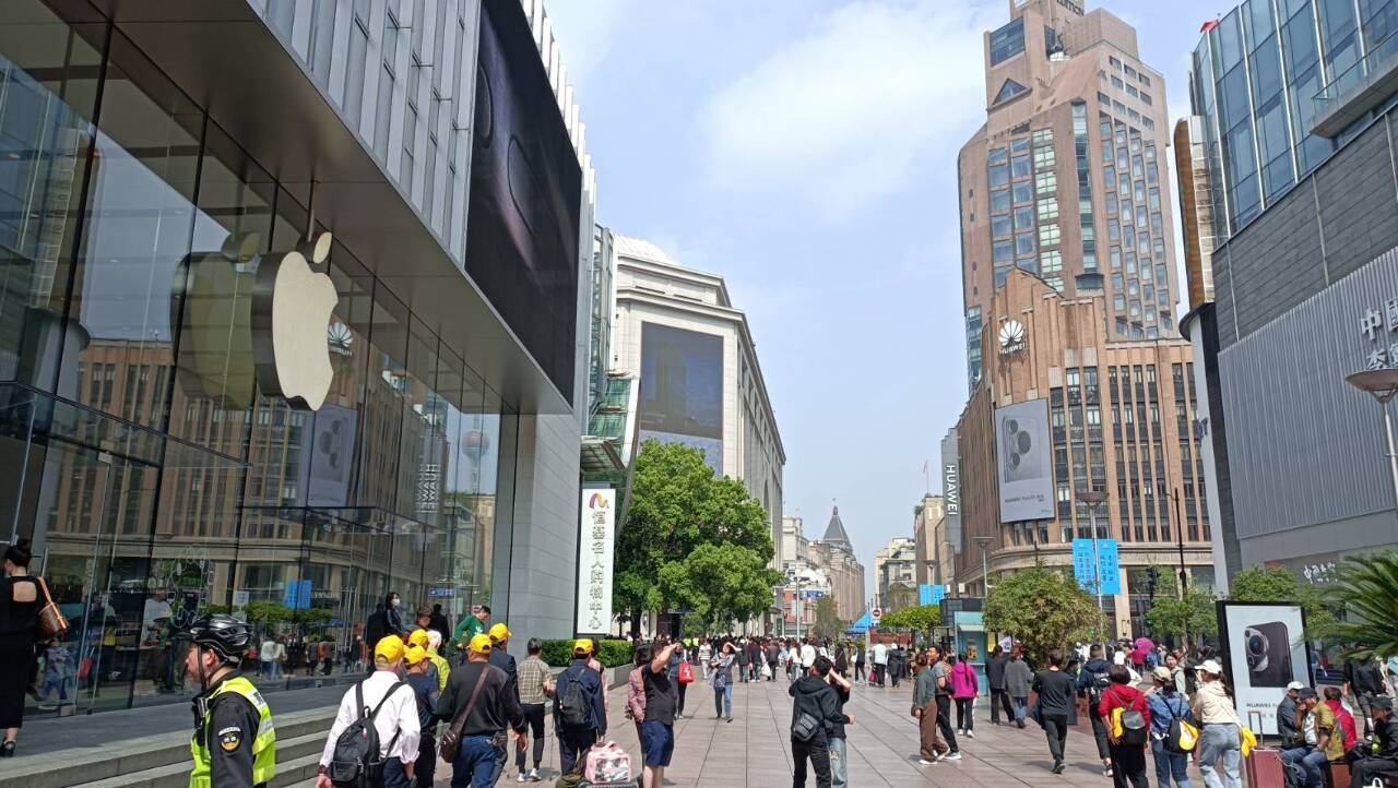 iPhone在中國銷售下滑 出貨量跌出前5名