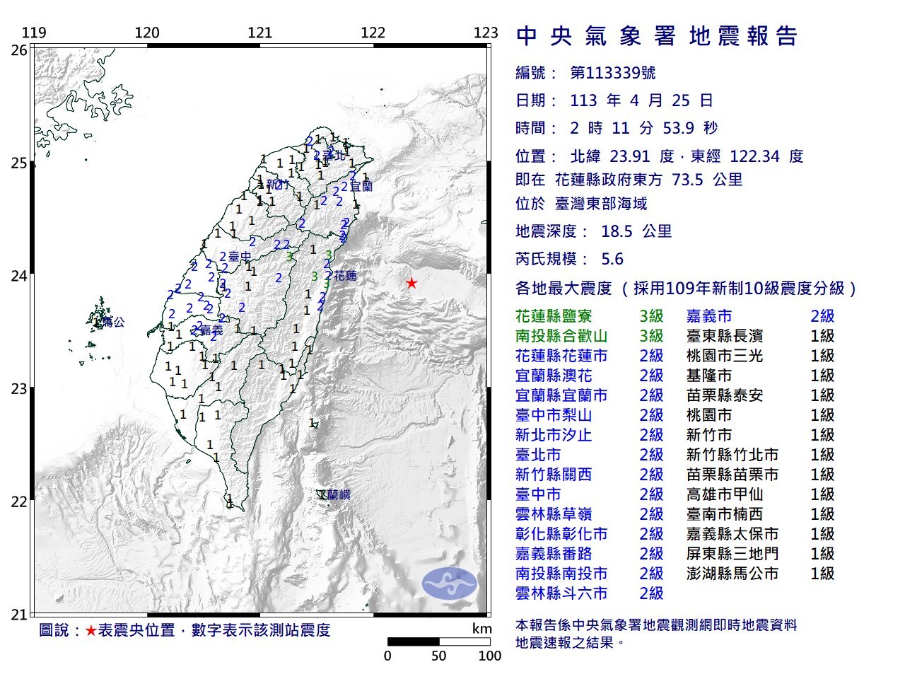 花蓮半夜規模5.6地震 福建居民也難眠