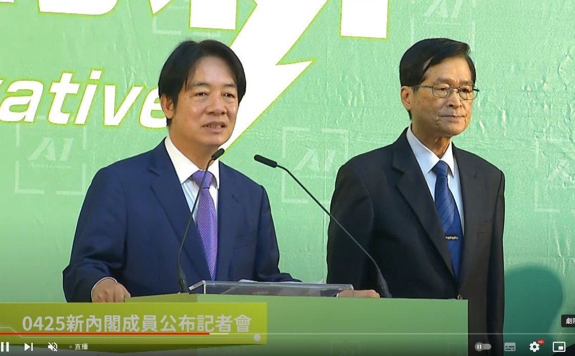 嚴德發掌退輔會 賴清德盼擔任退伍弟兄的幫手