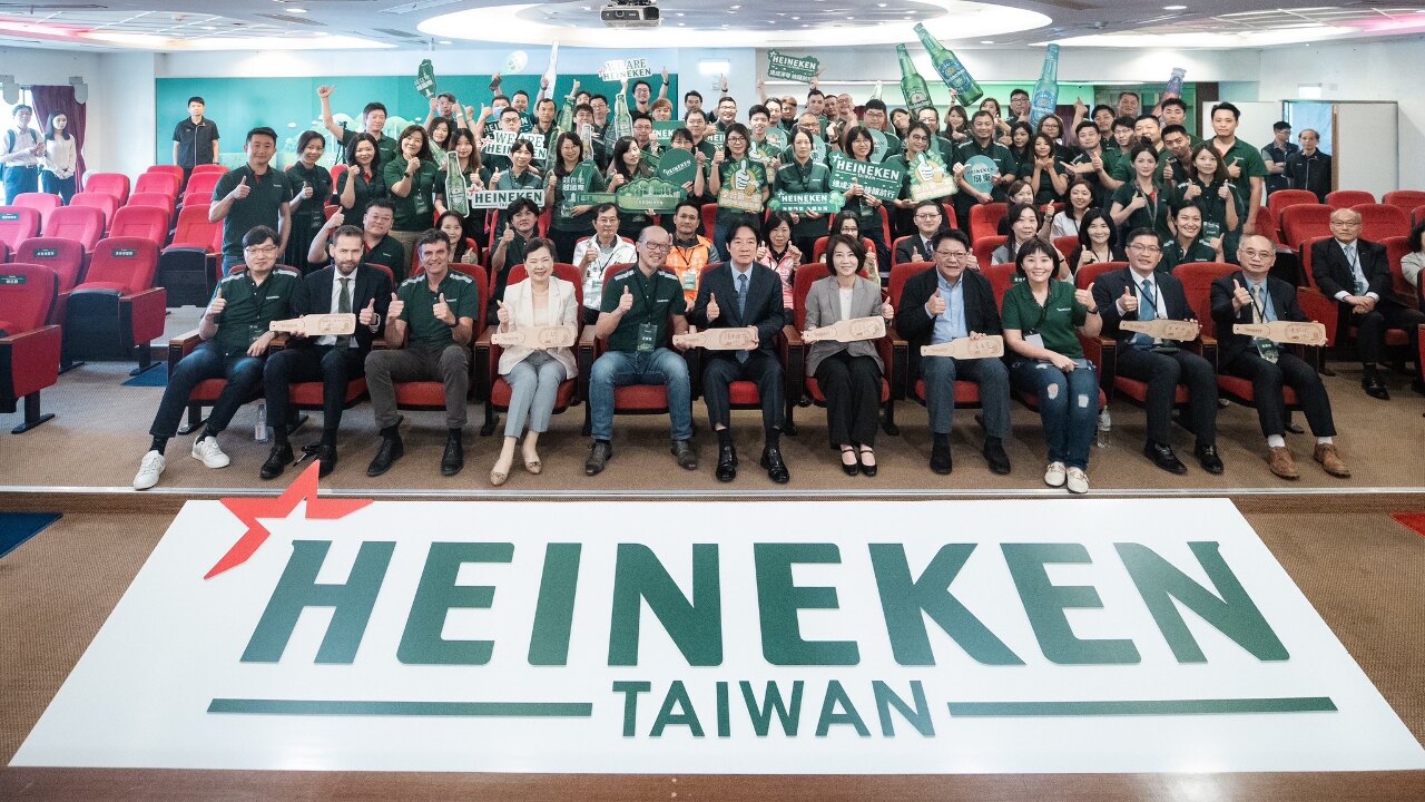 賴清德赴屏縣參觀海尼根廠 促企業實現薪資南北平衡
