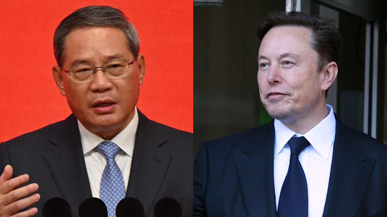 李強接見馬斯克 稱中國永遠向外國企業開放