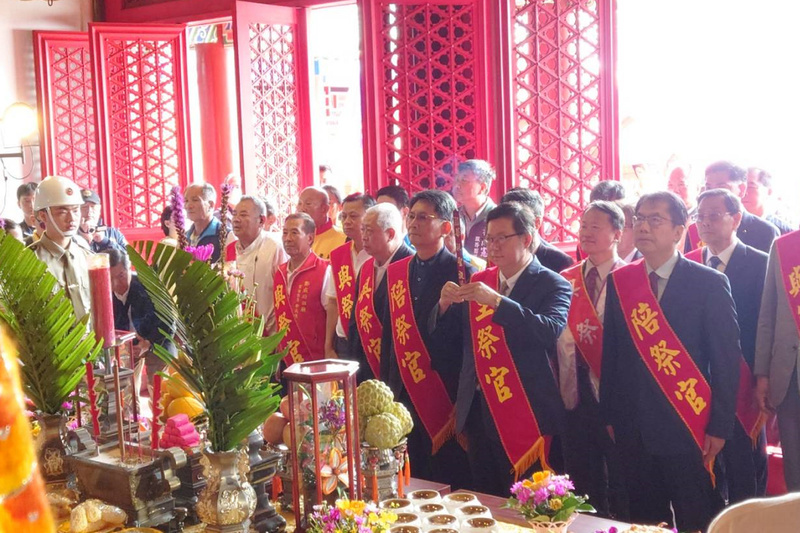 鄭成功中樞祭典 鄭文燦：先人努力才有今天台灣