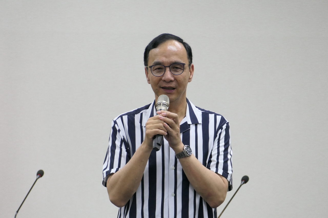 朱立倫：台海安全國際矚目 盼兩岸互表善意