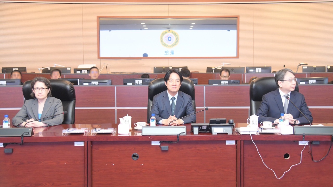 賴清德赴國安局了解台海安全情勢 盼強化整體國安防護能量