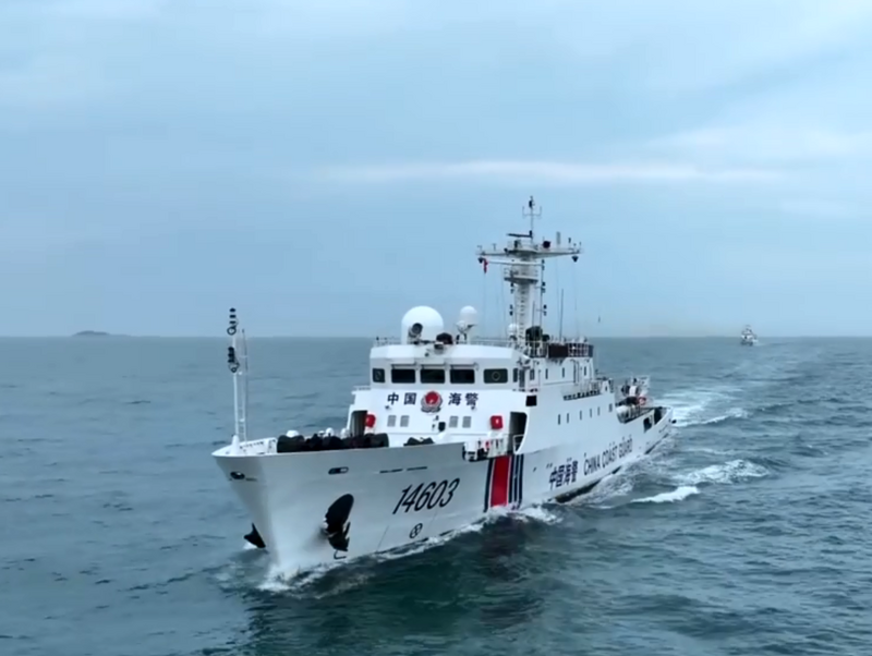 國民黨立委前腳才走 福建海警又在金門附近巡查