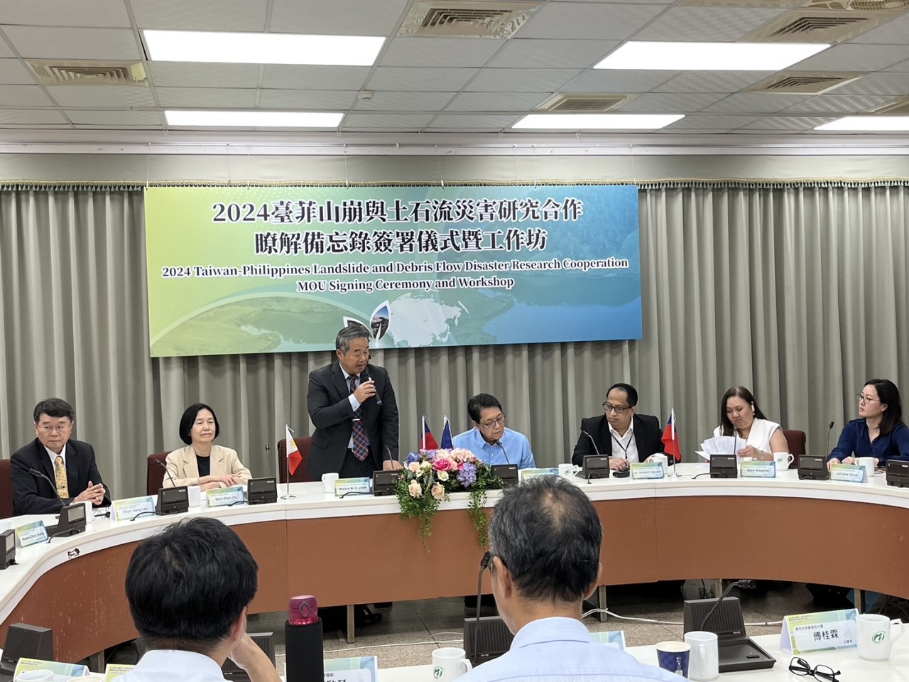 同為山崩與土石流之苦 台菲簽研究合作備忘錄