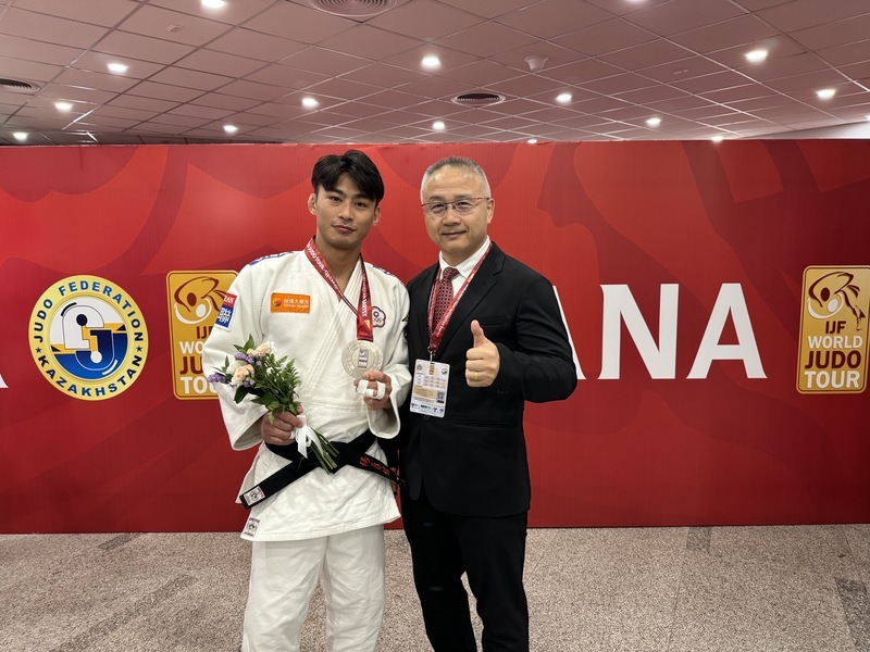 哈薩克柔道大滿貫鍍銀  楊勇緯專注備戰世錦賽