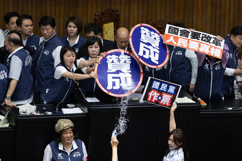 立院衝突 國民黨批民進黨暴力 要求賴清德道歉