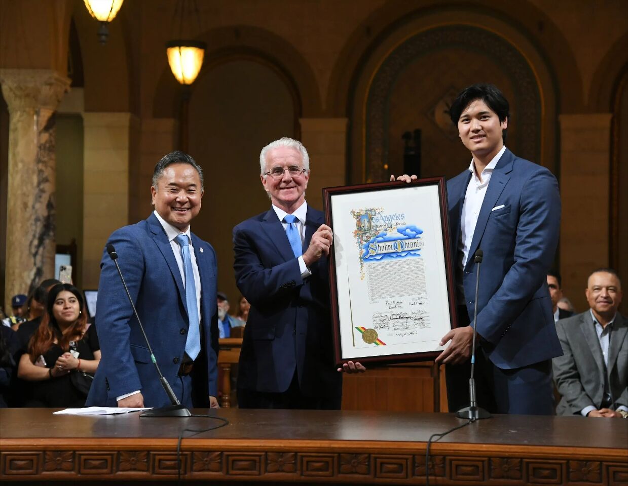 洛杉磯市表揚大谷翔平 訂5月17日大谷日
