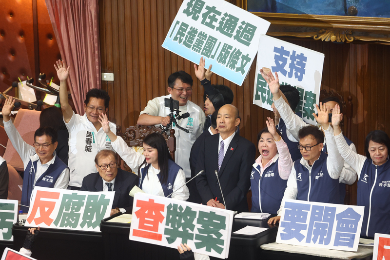 立法院續審國會職權修法 藍綠叫陣上午僅處理5條文