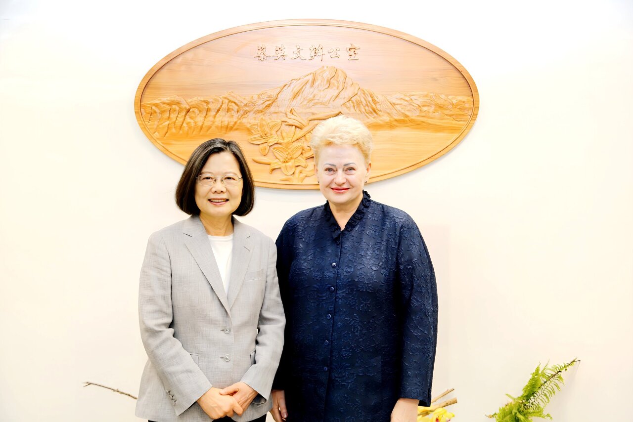 前元首外交  前總統蔡英文今會立陶宛前總統