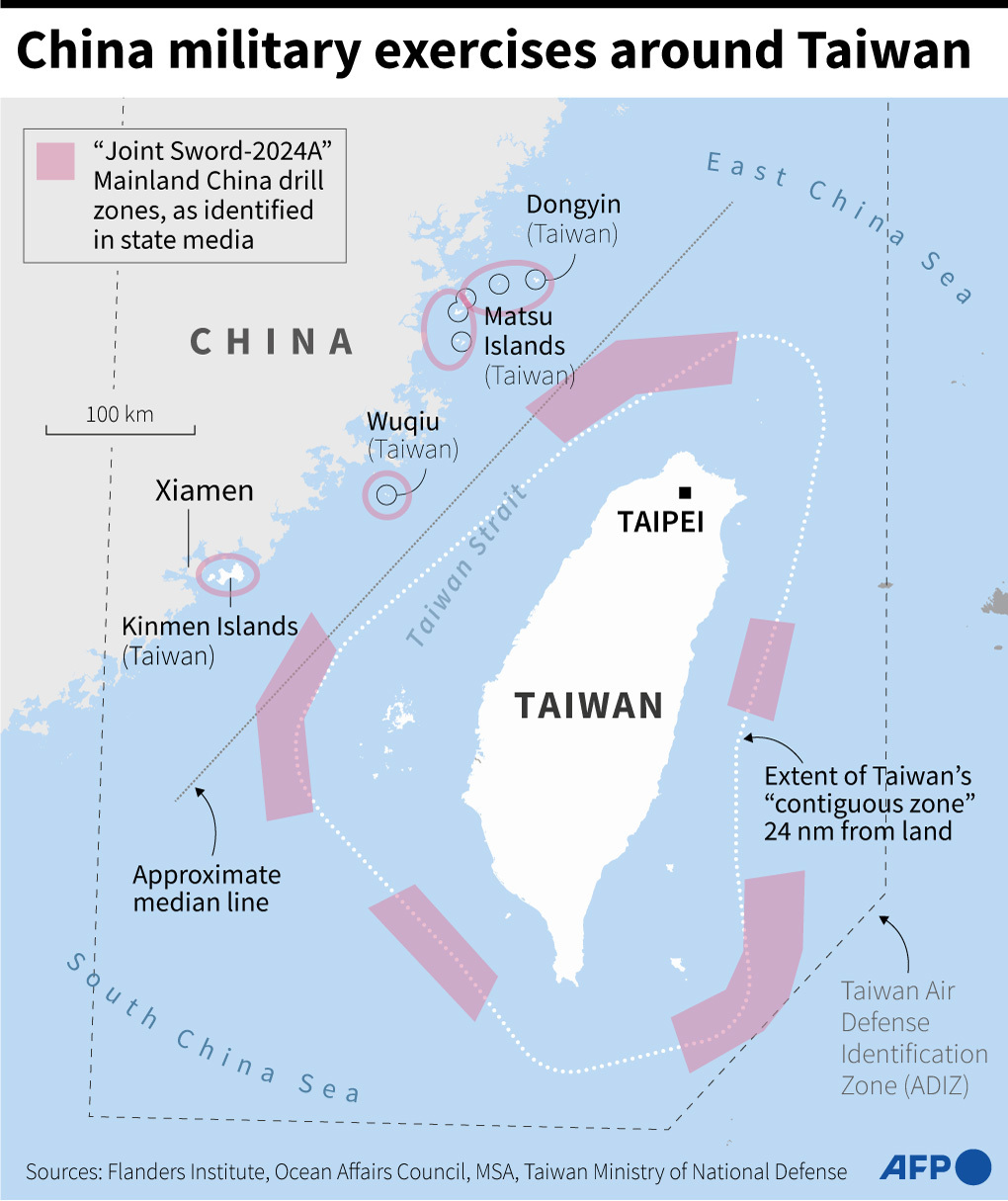 中國對台軍演 歐盟聲明反對以脅迫改變現狀