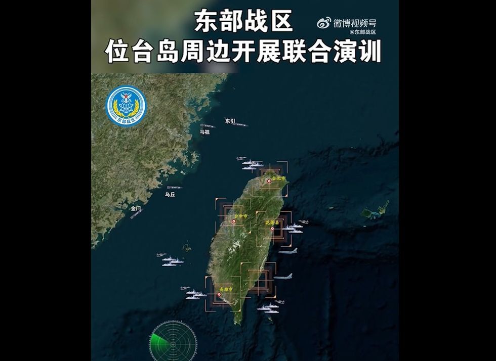 解放軍連續第二天軍演 稱測試奪權與要域佔控能力