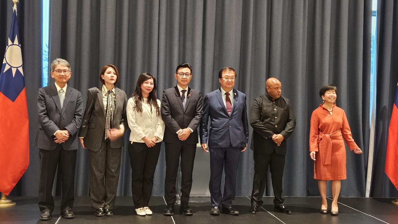 WHA外交酒會 邱泰源、江啟臣皆籲大流行公約不可缺少台灣