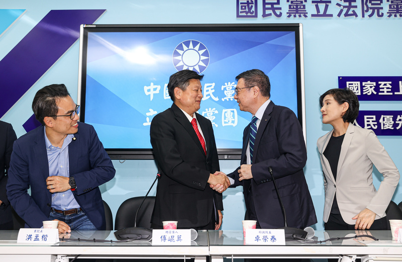 拜會立院 卓揆：勿將依照憲政程序的行為當成對立院的不禮貌