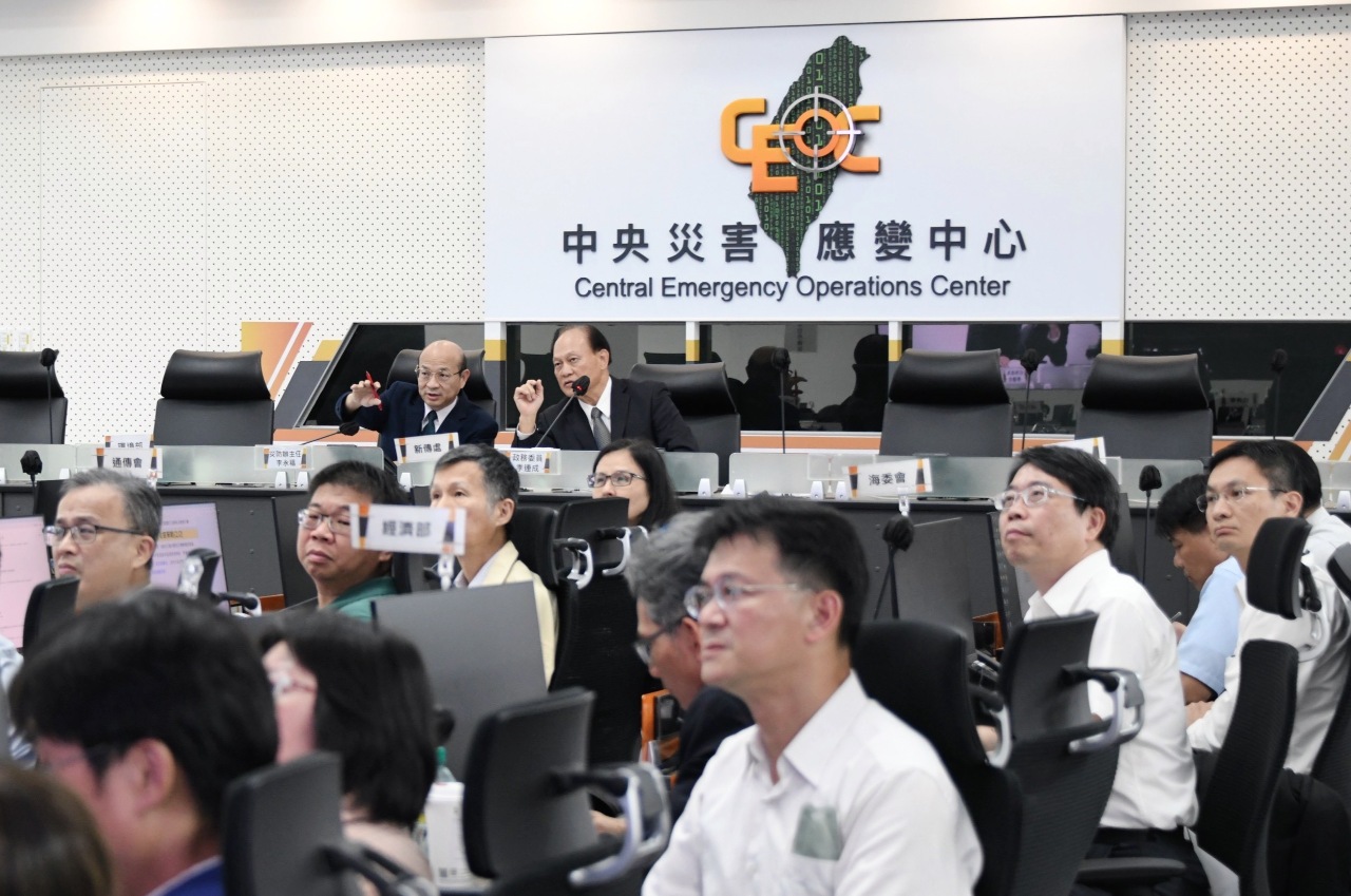 政院召開汛期防災整備會 緊盯花蓮震後災害潛勢區