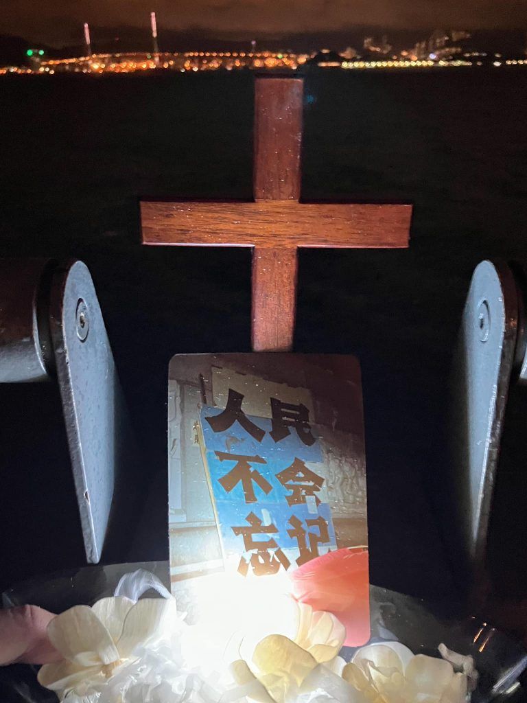六四35年／六四見證者陳清華 一個人的海濱獨自悼念