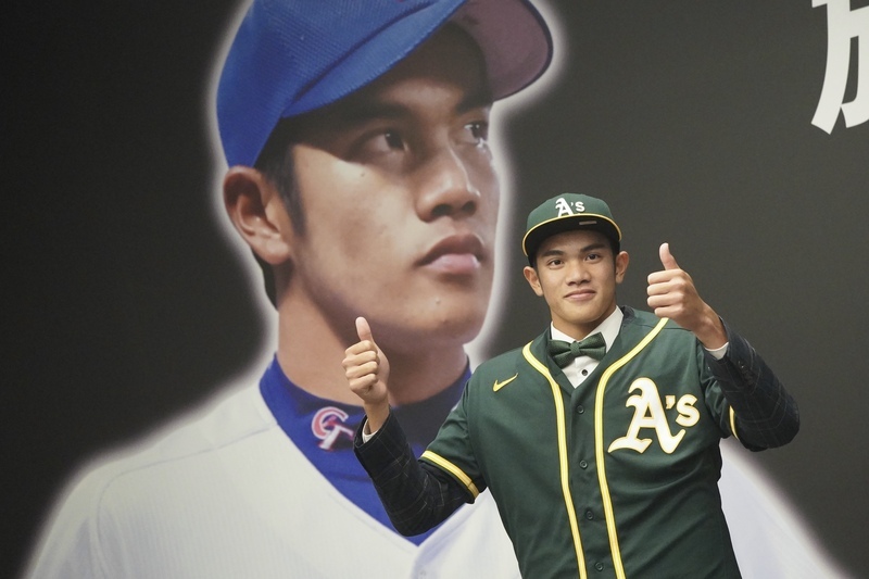 林維恩135萬美元合約加盟運動家 台將第9人破百萬