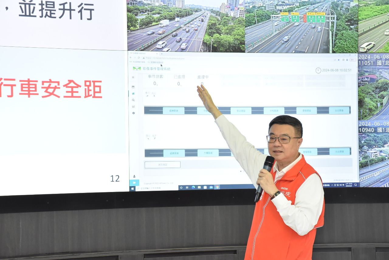 視察端午疏運 卓揆：縮短工期早日解決竹北塞車問題