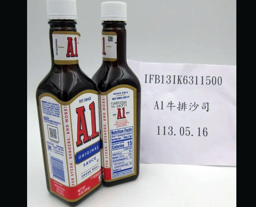 美國進口A1牛排醬等檢出致癌物 遭邊境攔截