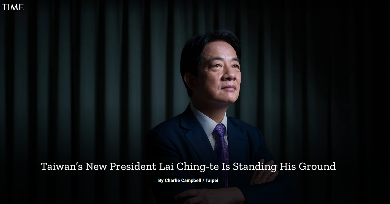 總統：穩定的中國可成就安全的台灣 願助中國增進台海和平繁榮