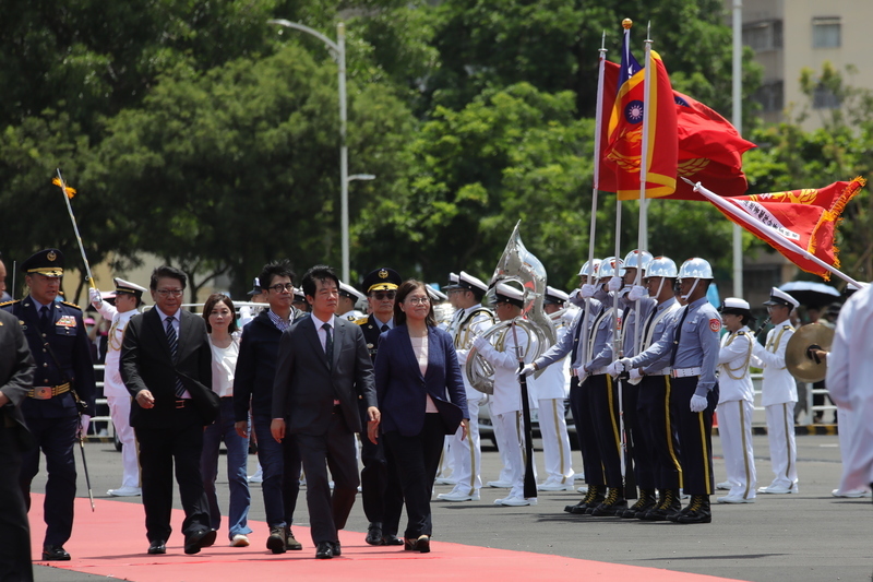 雲林艦成軍 賴總統：海巡是一支不辜負人民期待的英雄部隊