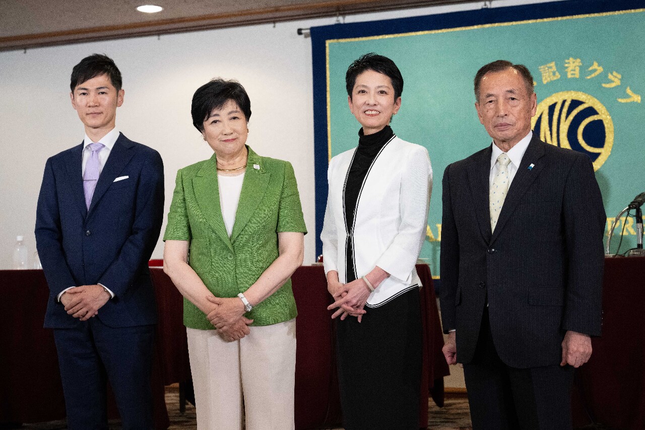 東京都知事選舉流傳不實訊息 小池與蓮舫都受害