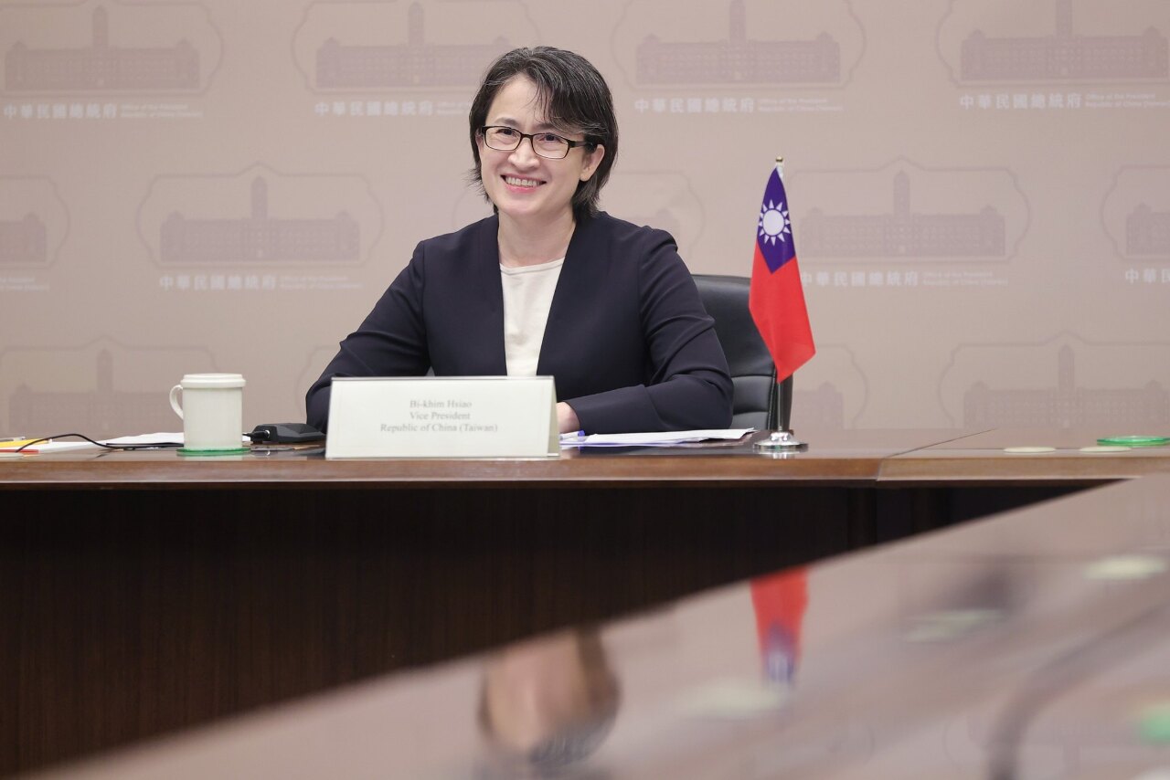 蕭副總統：台灣放眼全球並盼與中國維持穩定經貿關係