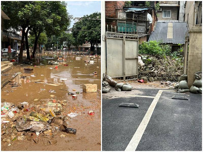 中國長江中下游大雨 進入防汛關鍵期