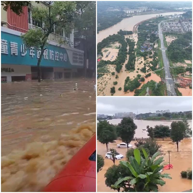 中國多地豪雨成災 官方撥款37億元救災