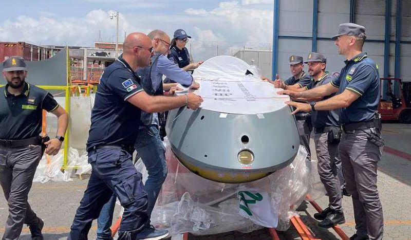 義大利查獲運往利比亞中國製軍事無人機