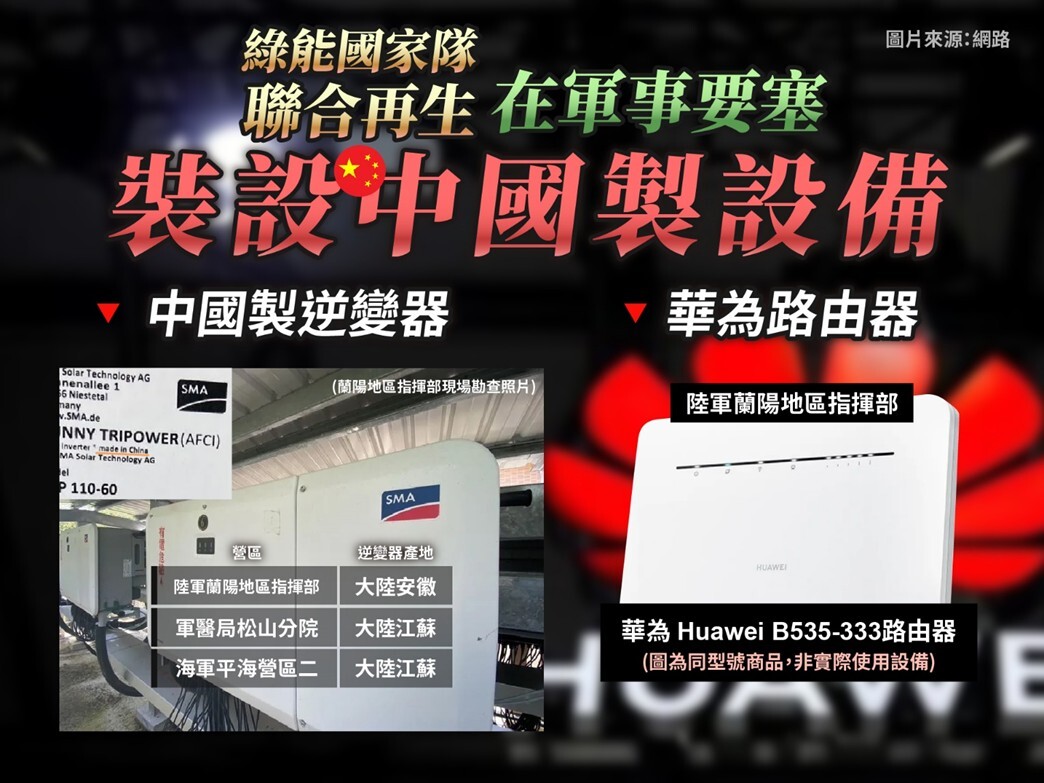 黃國昌續追光電標案 質疑軍方用華為路由器