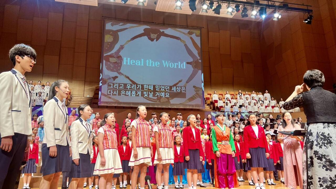 台北華新兒童合唱團 赴韓演出傳遞和平訊息