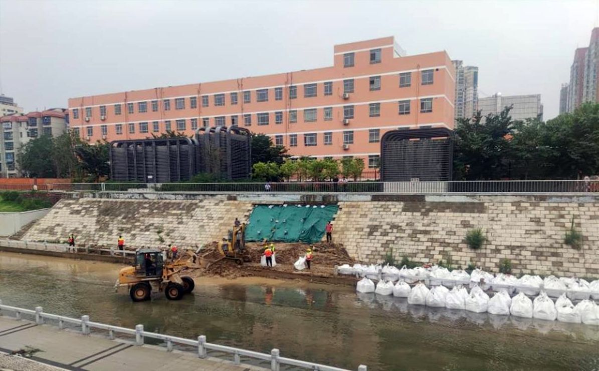 鄭州金水河道整治半年塌方 遭轟百億豆腐渣工程