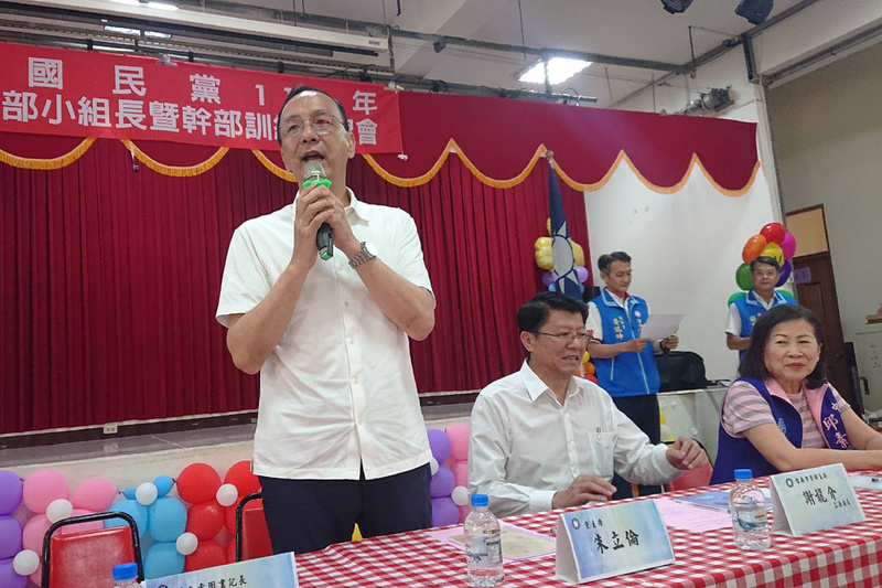 國民黨台南宣講  朱立倫：國會有調查權才能揭弊